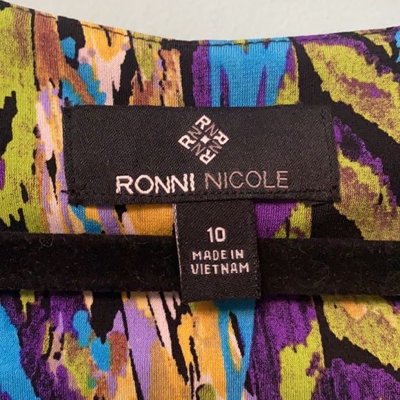 Ronni Nicole Funky Pattern Dress - Picture 5 of 6